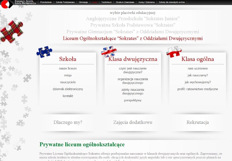 Anglojęzyczne Liceum Ogólnokształcące "SOKRATES" Anglojęzyczne Liceum Ogólnokształcące "SOKRATES"