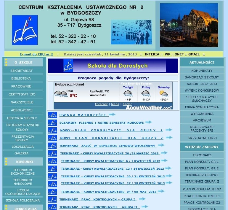 IV Liceum Ogólnokształcące dla Dorosłych IV Liceum Ogólnokształcące dla Dorosłych