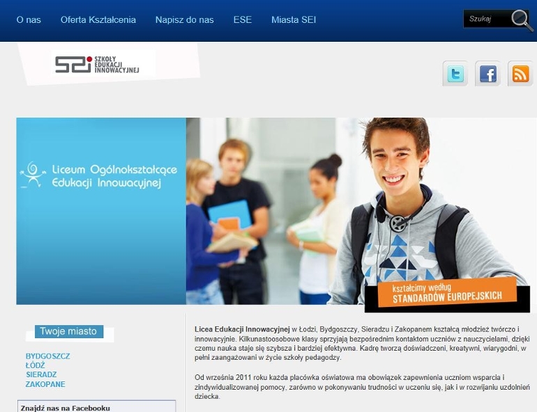 Liceum Ogólnokształcące dla Dorosłych Edukacji Innowacyjnej w Bydgoszczy Liceum Ogólnokształcące dla Dorosłych Edukacji Innowacyjnej w Bydgoszczy