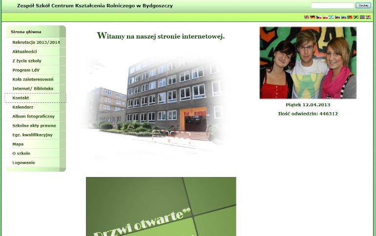 Zespół Szkół Centrum Kształcenia Rolniczego Zespół Szkół Centrum Kształcenia Rolniczego