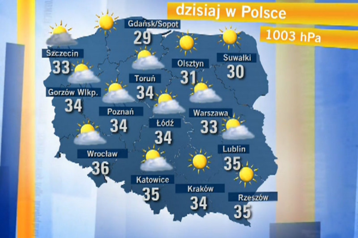 Prognoza Pogody Dziś 34 Stopnie Celsjusza Możliwy Deszcz Wrocław Naszemiastopl 4340