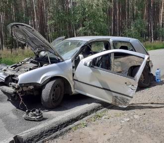 Wypadek trzech aut koło Szczecinka. Chłopiec zmarł w szpitalu