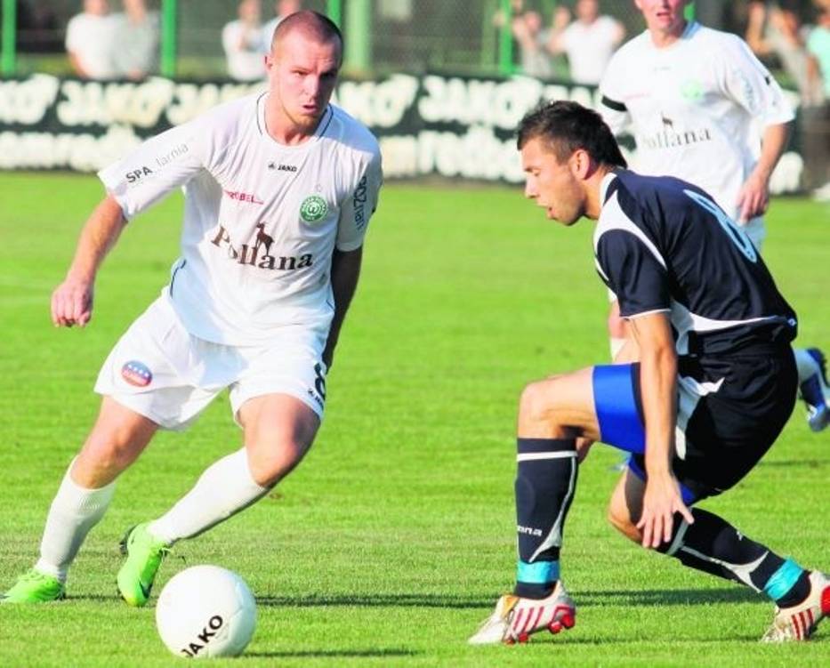 Marcin Klatt (z lewej) będzie miał szansę na powiększenie dorobku bramkowego (7 goli)