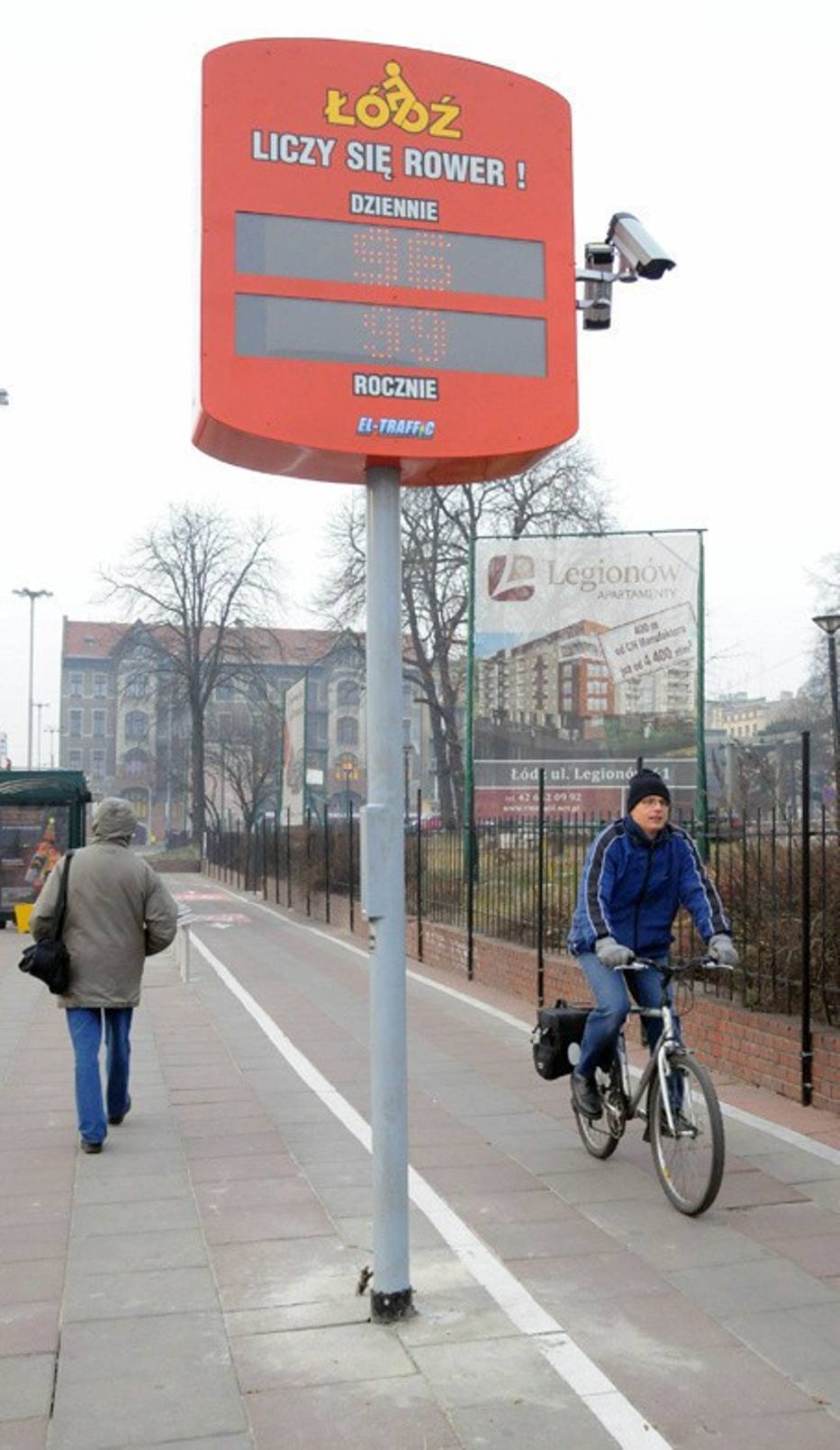 Licznik dla rowerzystów już działa