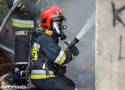 Pożar stodoły w Borkach. W akcji gaśniczej brało udział 5 zastępów straży