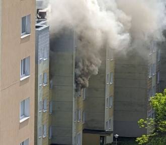 Gdańsk. Groźny pożar przy ul. Bulońskiej. Jedna osoba poszkodowana