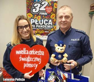 Policjanci z Sulęcina grają z WOŚP 2024!