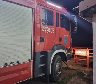 Pożar w budynku wielorodzinnym