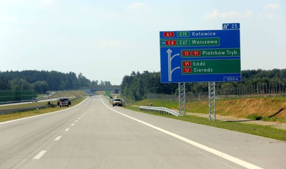 Autostrada A1 Stryków-Tuszyn już gotowa [MAPY WĘZŁÓW, FILM ...