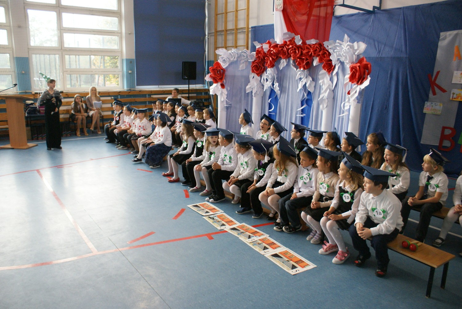 Pasowanie pierwszaków w SP 11 w Kaliszu