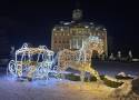 Magiczna zima w Wałbrzychu. Zobaczcie ogrody światła i cudowne świąteczne dekoracje!  WIDEO, ZDJĘCIA