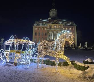 Magiczna zima w Wałbrzychu. Zobaczcie ogrody światła i cudowne świąteczne dekoracje! 