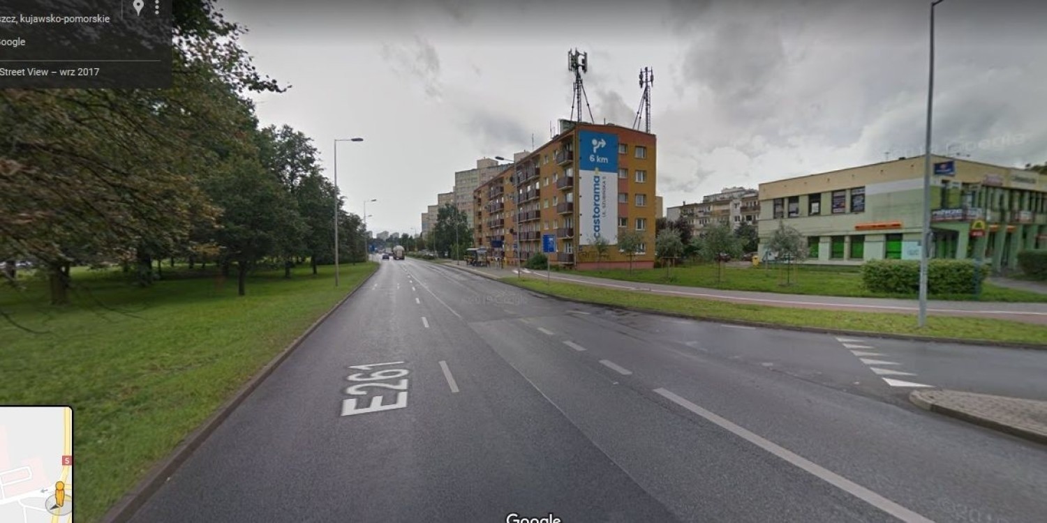 Trasa tramwajowa wzdłuż alei Wyszyńskiego