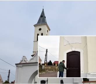 W Białołęce kościelna wieża odchodzi od bryły świątyni! Proboszcz boi się katastrofy