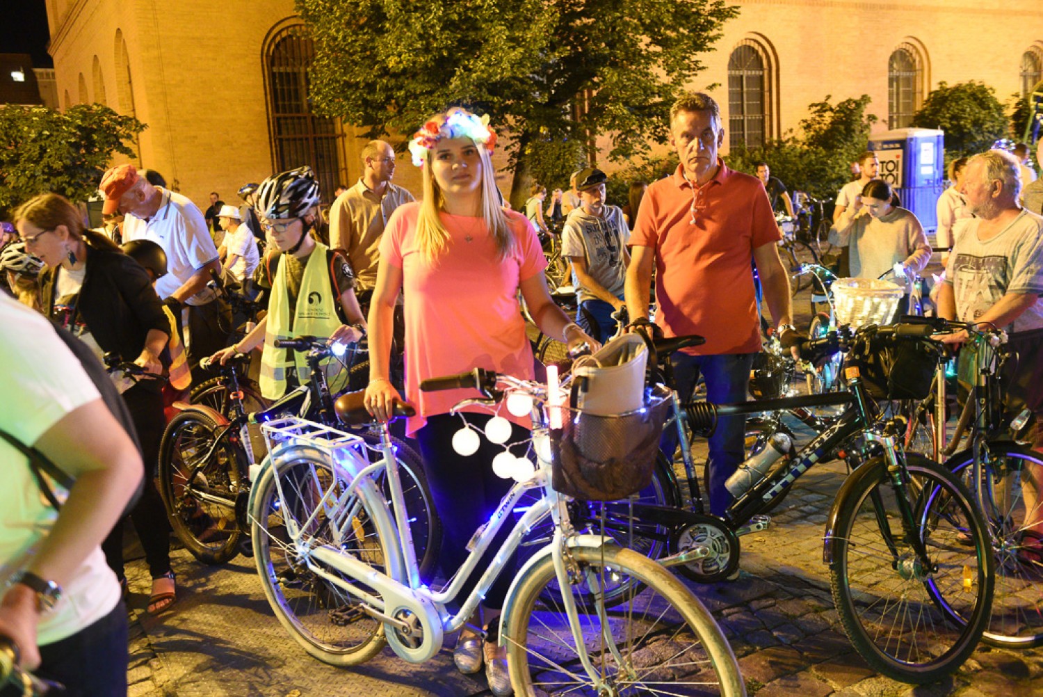 Świetlna Rowerowa Masa Krytyczna była jedną z kilku imprez towarzyszących 11