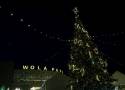 Iluminacja świąteczna na Woli. To pierwsza choinka w Warszawie. Stanęła przy Wola Parku 