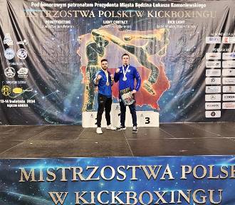 Kąkol i Zygan z medalami mistrzostw Polski w kickboxingu
