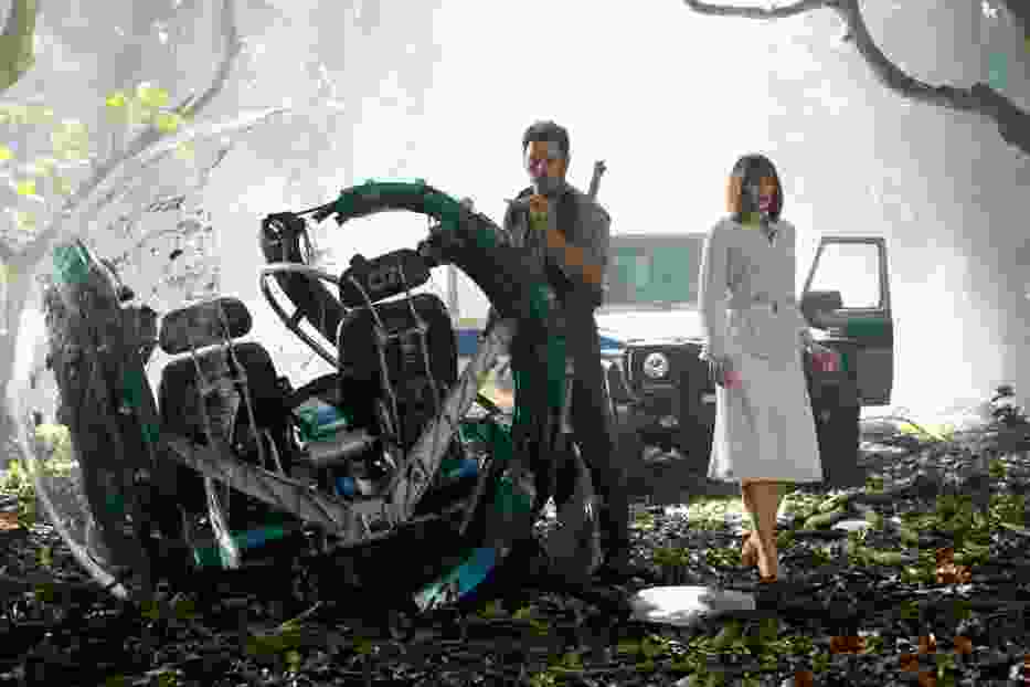 Kadr z filmu "Jurassic World"