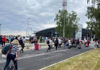 Ewakuacja łódzkiego lotniska. Na miejscu pracowali pirotechnicy