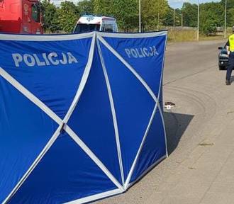 Tragiczny wypadek w Suwałkach. Śmiertelne potrącenie rowerzysty przez ciężarówkę