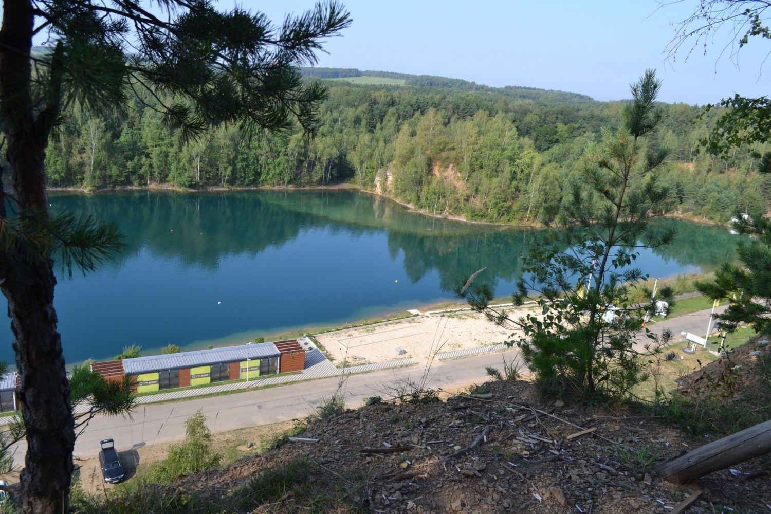 Park Gródek przy słonecznej pogodzie zachwyca jeszcze bardziej