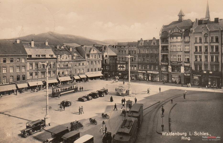 Kiedyś to Wałbrzych był zielony! Centrum miasta w latach 20' i 30' XX wieku tonęło w zieleni - zobacz zdjęcia