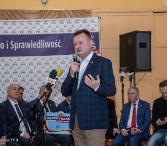 Mariusz Błaszczak namawia do głosowania na PiS w wyborach samorządowych [ZDJĘCIA]