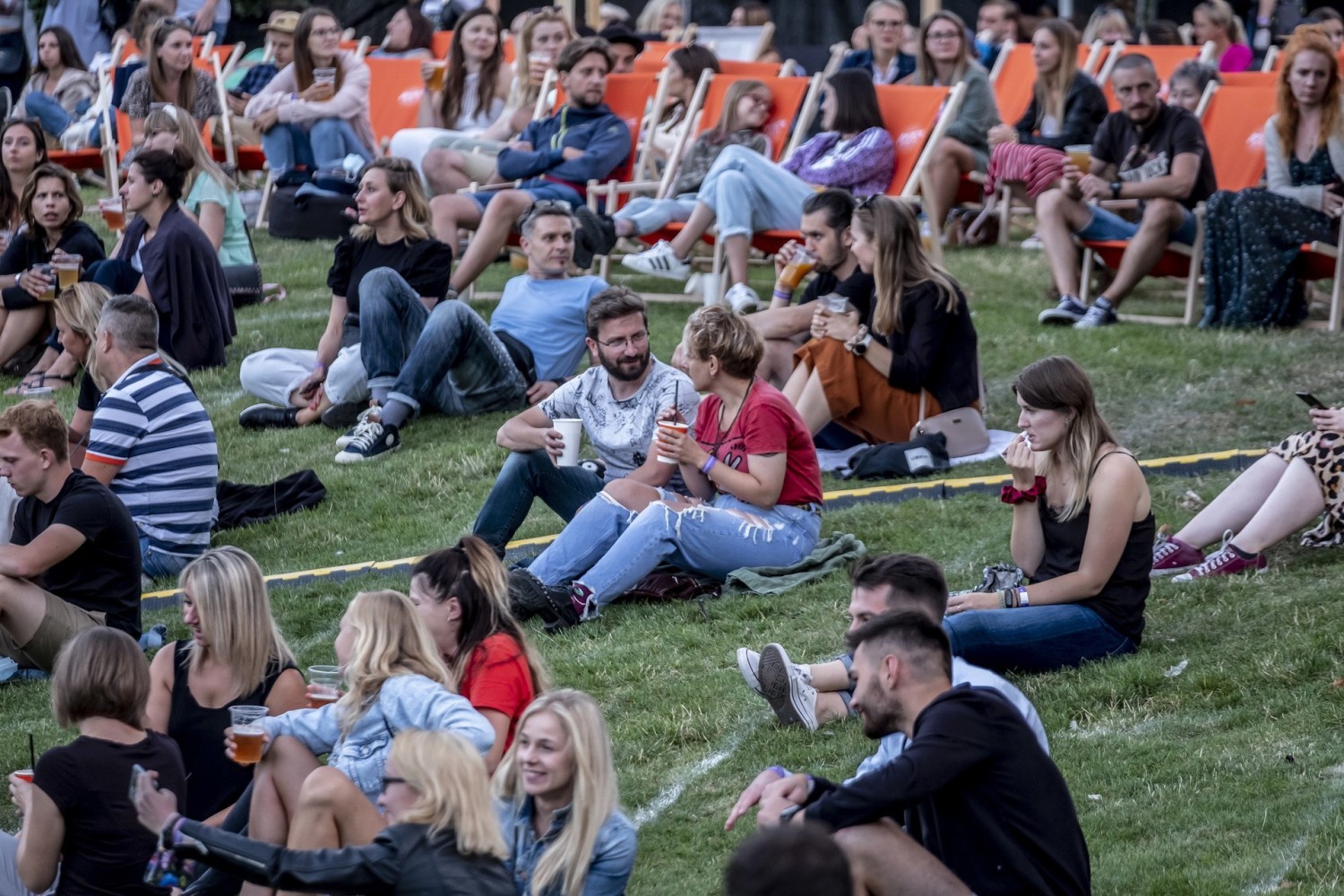Piątkowy koncert zespołu Sorry Boys zainaugurował Letnie Brzmienia w parku Starego Browaru