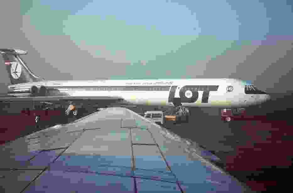 Ił-62M Polskich Linii Lotniczych LOT, podobny do tego, który w 1987 uległ katastrofie