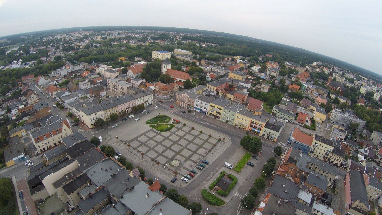 Oborniki z lotu ptaka