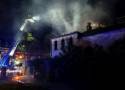 Pożar byłego szpitala sowieckiego przy ul. Chojnowskiej w Legnicy, zobaczcie zdjęcia
