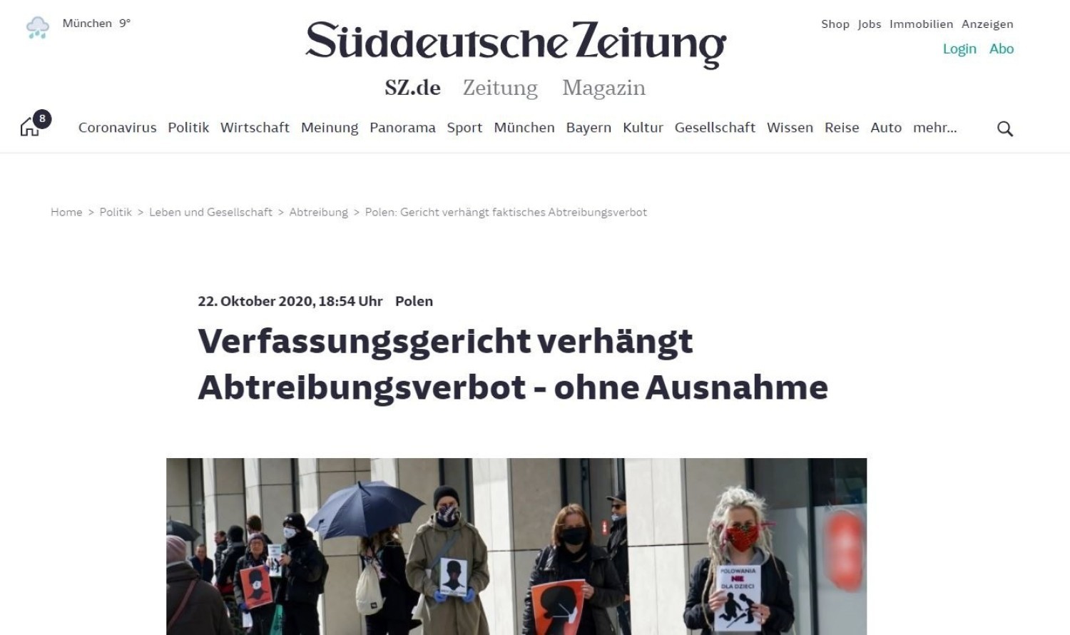 Florian Hassel z Süddeutsche Zeitung uważa, że wyrok TK będzie najprawdopodobniej zaskarżony do sądów europejskich