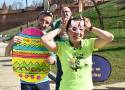Wielkanocne klimaty na bulwarze w Malborku. Biegli i maszerowali "z jajem" w sobotnim parkrunie