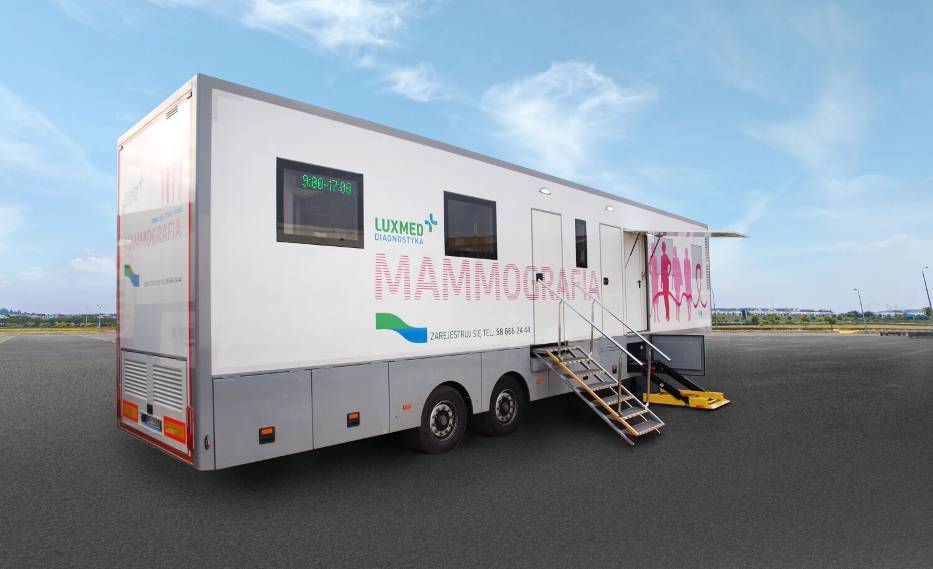Badania w mobilnej pracowni mammograficznej LUX MED w styczniu w powiecie kłodzkim