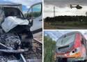 Makabryczny wypadek w Dąbrowie Górniczej. Pociąg staranował samochód. Kierowca w stanie ciężkim