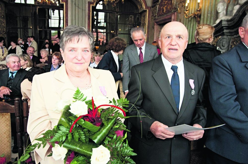 Od ponad pół wieku w związku małżeńskim są wałbrzyszanie, Krystyna i Longin Żywiccy