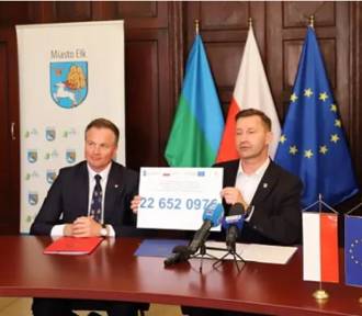 Ponad 22 mln euro dla miasta i gminy Ełk