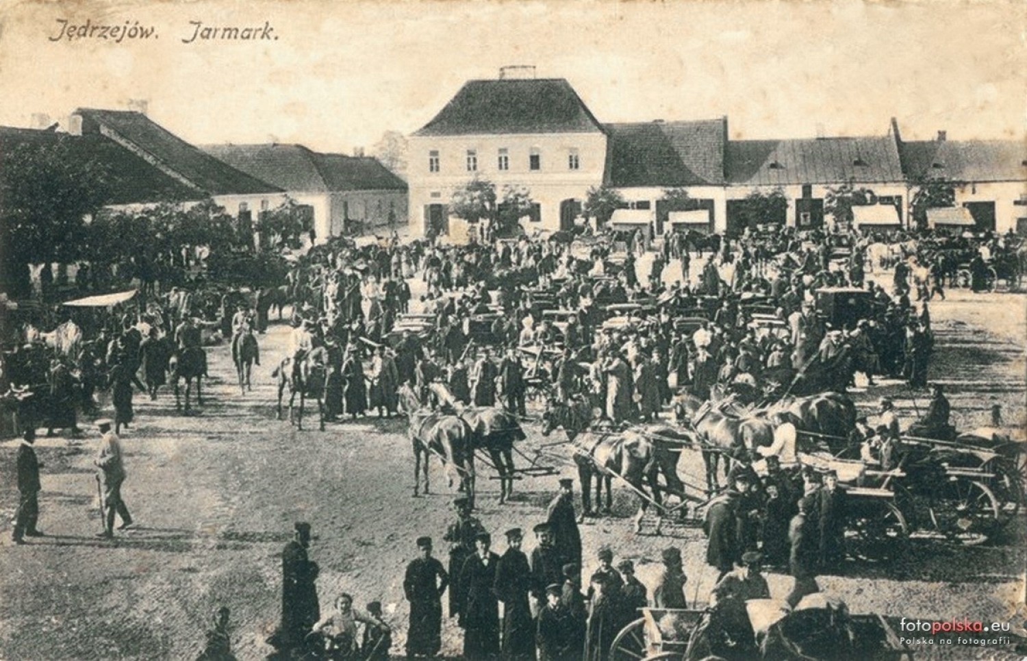 Jędrzejów na zdjęciach sprzed ponad stu lat