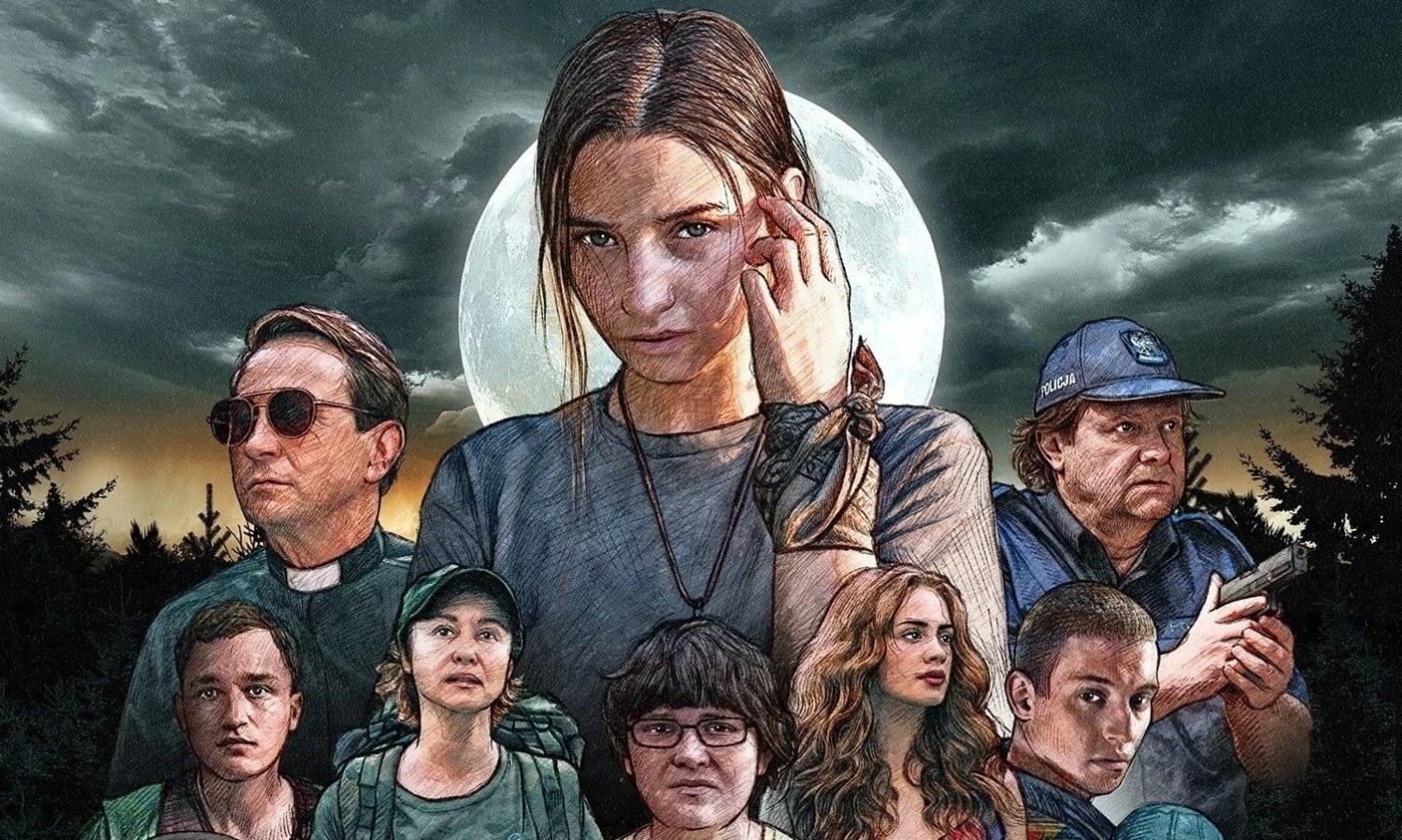 „W lesie dziś nie zaśnie nikt”Akcja filmu rozpoczyna się dość niewinnie – grupa nastolatków uzależnionych od technologii trafia na… obóz offline