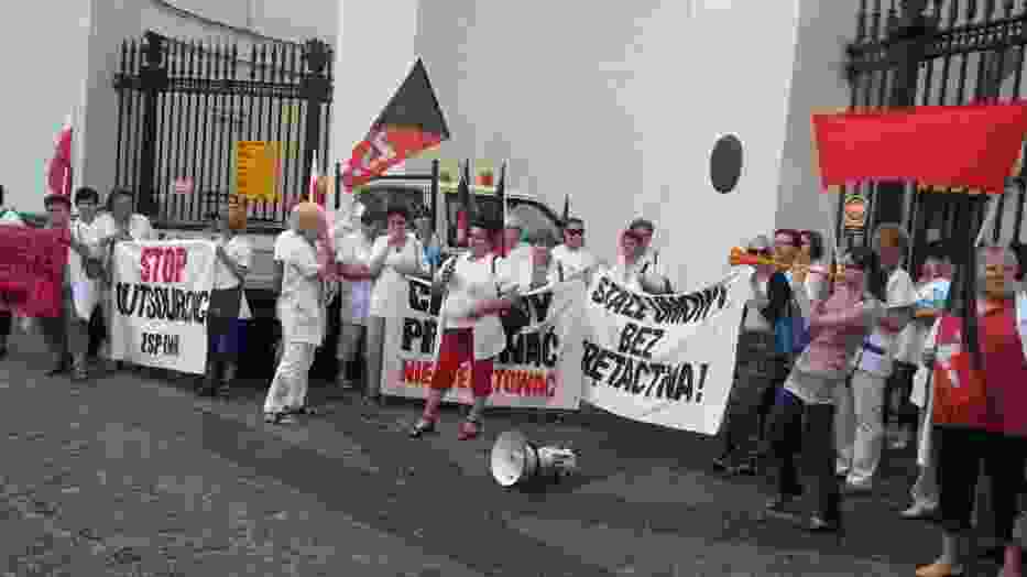 sprzątaczki bełchatów protest