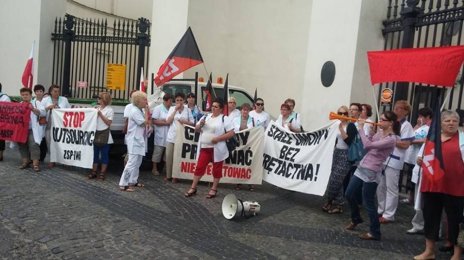 sprzątaczki bełchatów protest