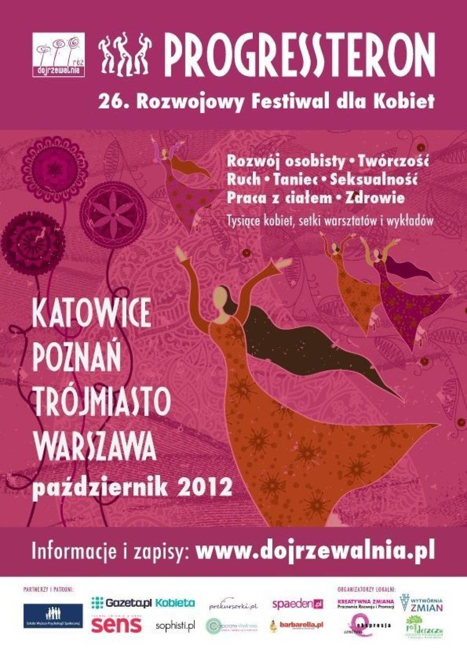 Festiwal PROGRESSteron to dwa jesienne weekendy: 19-21 oraz 26-28 października 2012