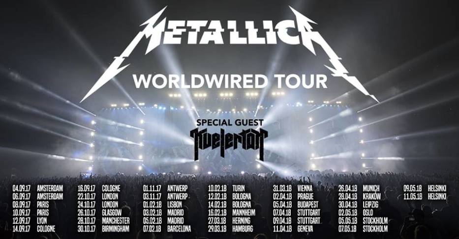 Metallica - trasa koncertowa 2018