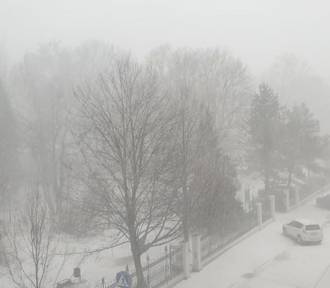 Załamanie pogody. Burza śnieżna w Łodzi ZDJĘCIA 