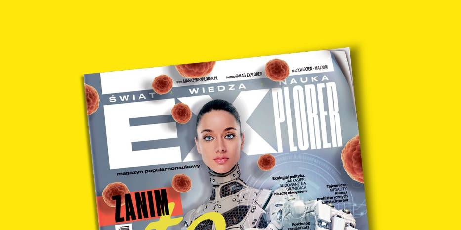 Tak wygląda okładka pierwszego numeru Magazynu Explorer