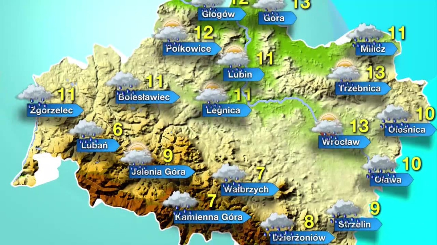 Pogoda Dolny Śląsk