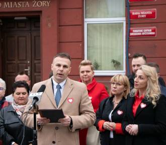 Prezentacja kandydatów Koalicji Obywatelskiej w Żorach. Na listach znani działacze