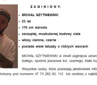 Poszukujemy 23-letniego Michała Szytniewskiego