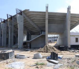 Trwa budowa nowego stadionu dla Radomiaka. Sprawdziliśmy postęp prac (ZDJĘCIA)