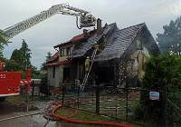 Pożar domu w Kiezmarku. Siedem zastępów straży pożarnej walczyło z ogniem!
